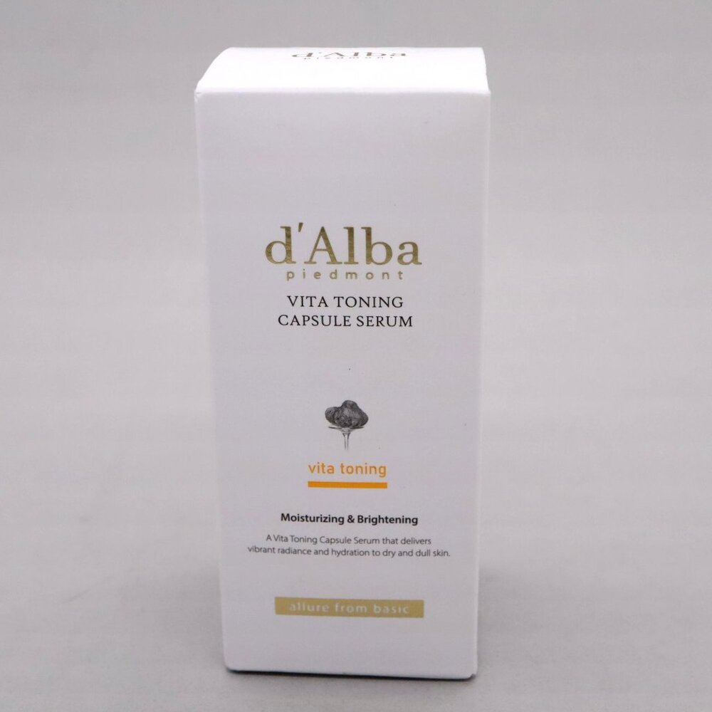 D'ALBA VITA Toning Capsule Serum 50ml, Moisturizing & Brightening Exp 08/2027